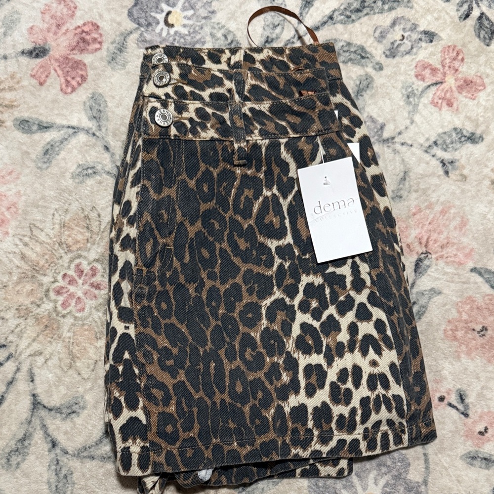 Leopard Print Skirt
